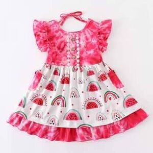 NEW Watermelon and Rainbow dress.